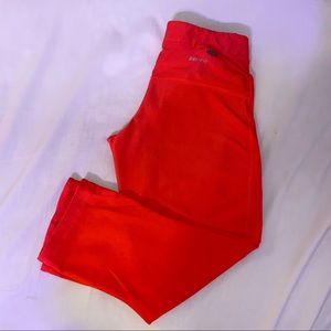 Nike orange Capri leggings